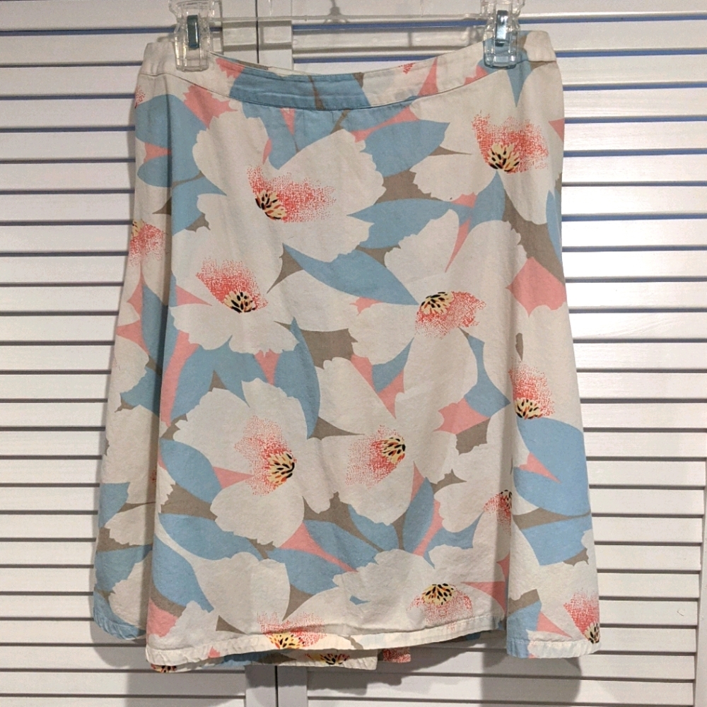 Floral A-Line Skirt